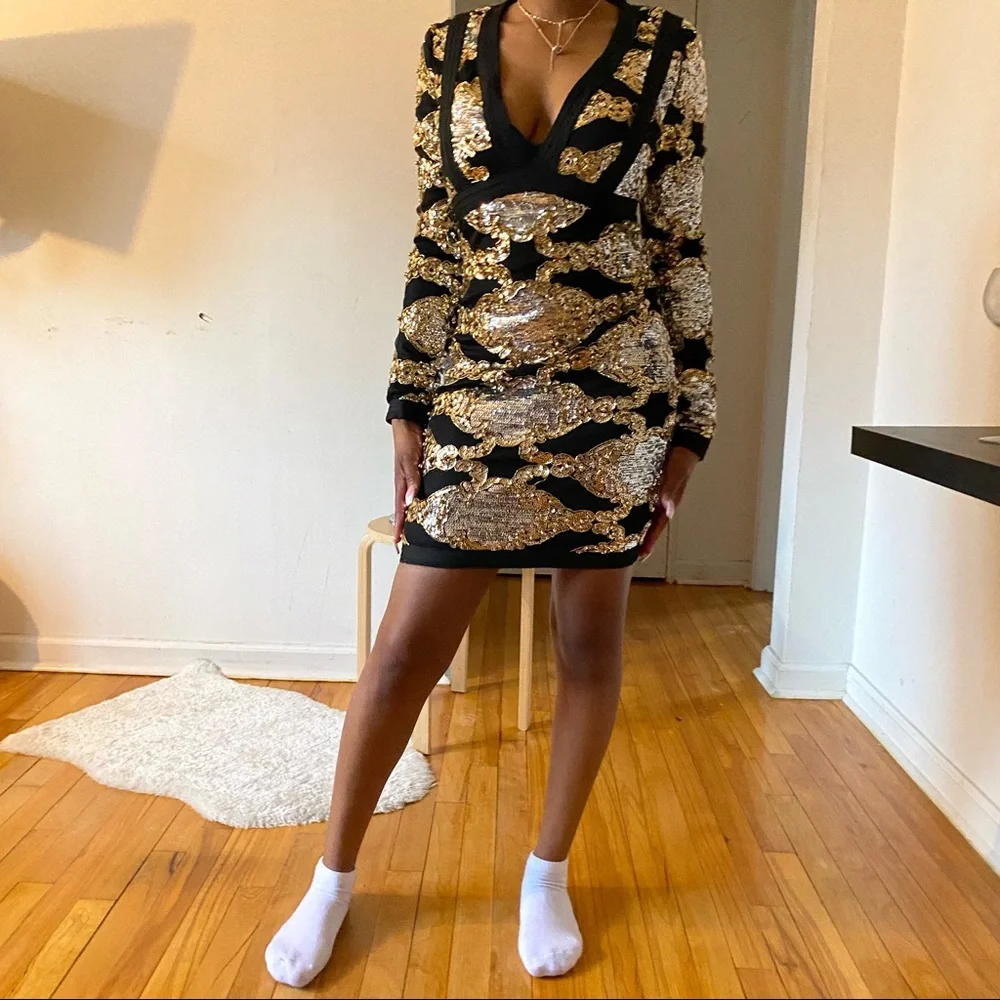 Drippin’ In Diamonds Mini Dress - Picture 3 of 4